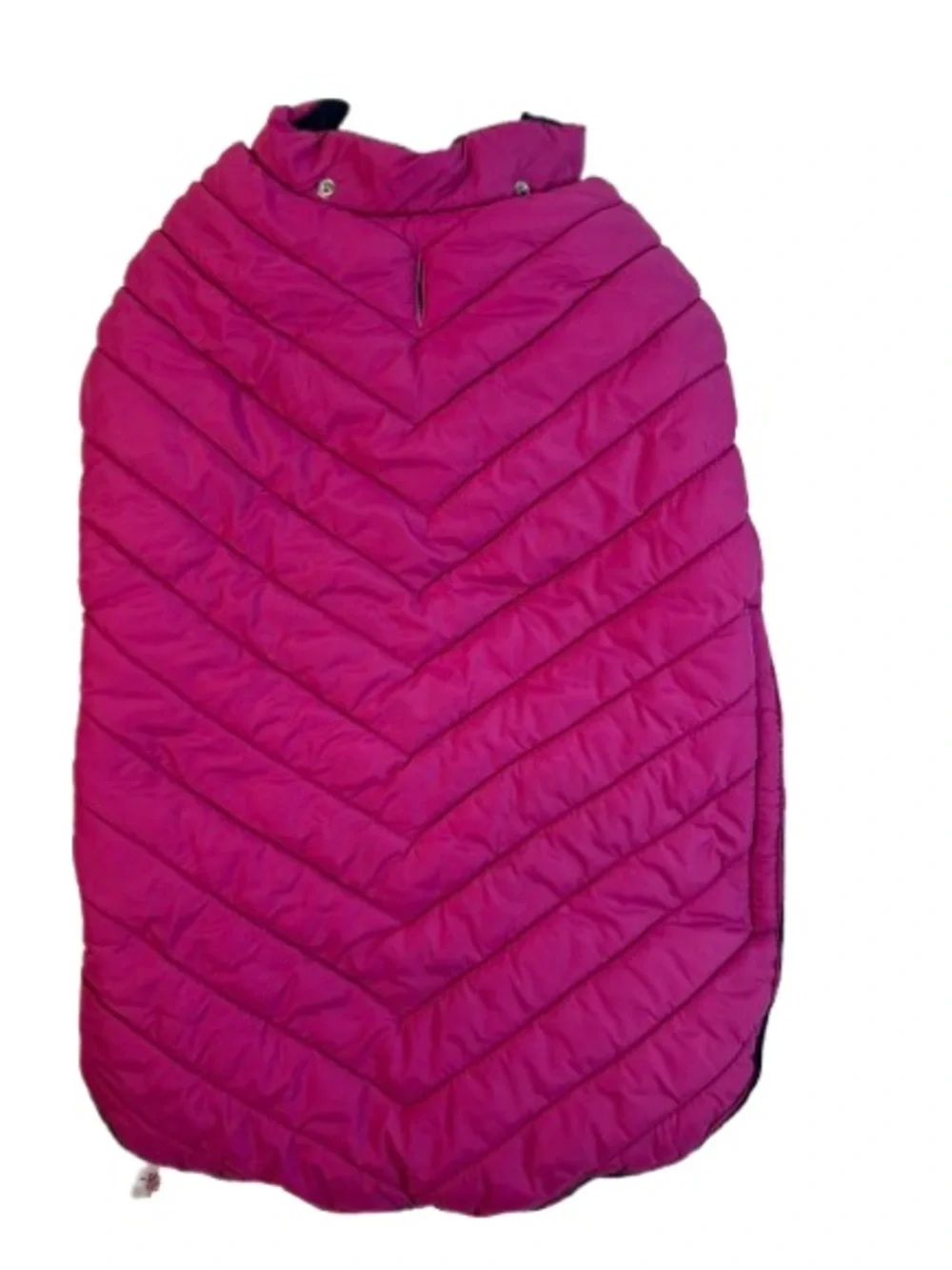 Magenta Quilted Dog Coat